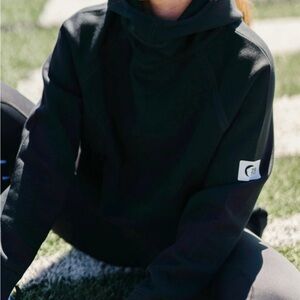 Zyia Active Black Game Day Hoodie Size Arge NWT New